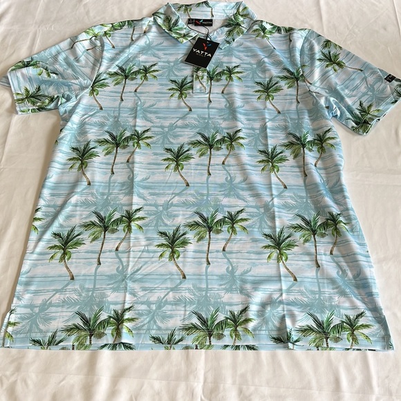 Yatta Golf Polo in Makani Olu Olu Tropical Tiki - Picture 5 of 12